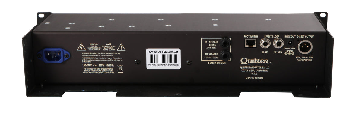 Quilter Labs Steelaire Rackmount Amplifier - Facing Back