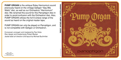 Pump Organ - Panoptigon Disc