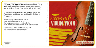 TREMOLO VIOLIN/VIOLA - Panoptigon Disc