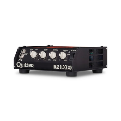 Quilter Labs Bass Block 800 Bass Amplifier Head facing diagonally to the left